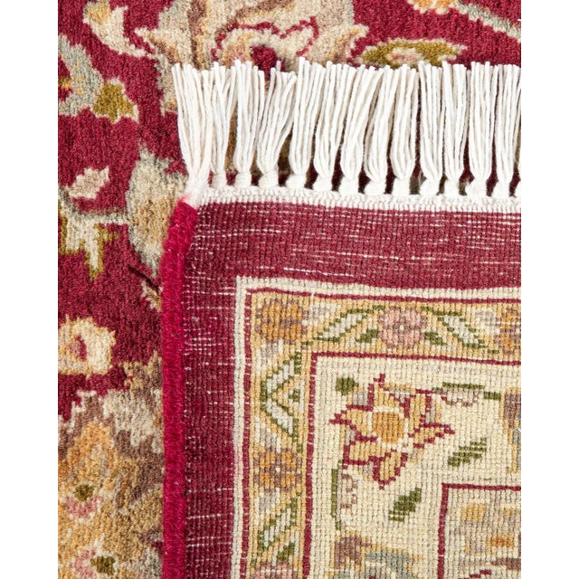 2000 - 2009 Mogul, One-of-a-Kind Hand-Knotted Area Rug in Purple, 6' 2" x 9' 1" For Sale - Image 5 of 8