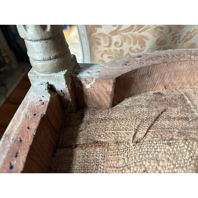 Antique Louis XVI Fauteuil or Armchair For Sale - Image 9 of 13