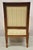 19th C. French Louis XVI Neoclassical Style Walnut Bergere Club Lounge Arm Chair For Sale - Image 9 of 12