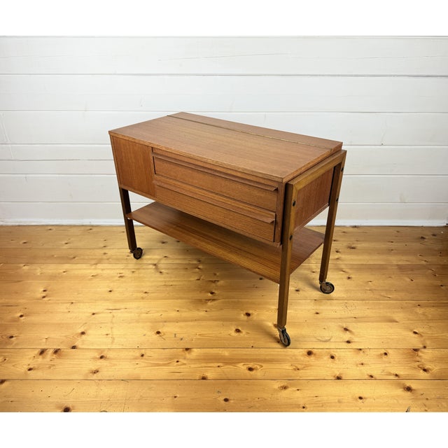 Mid-Century Modern Danish Storage Cart, 1960s For Sale - Image 10 of 11