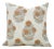 Fabdivine Artisan Block Print Throw Pillow Cover 16x16 Inch Viscose Linen-Mohini For Sale