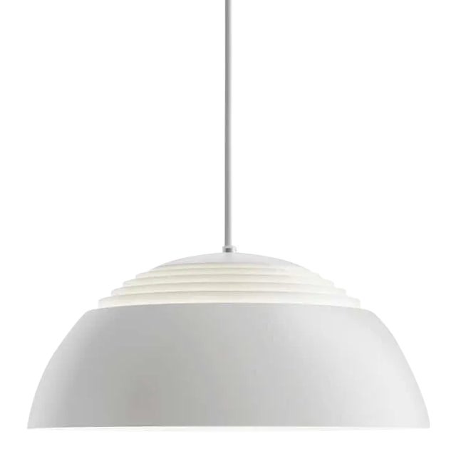 Aj Royal Pendant in White by Arne Jacobsen for Louis Poulsen For Sale