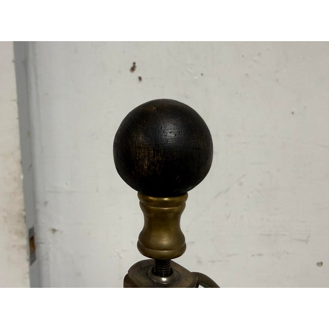 VIntage Chinese Ginger Jar Celadon Ceramic Table Lamp For Sale - Image 4 of 12