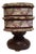Vintage Table Lamp with Brown Oak Base by Lamplove, 1980s For Sale