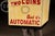1950s Vintage Dixie “Two Coins and It’s Automatic” Laundry Sign For Sale - Image 5 of 5