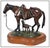 The artwork here, "Shady Spot", is a wonderful depiction of a dog taking a rest under the shadow of a horse, that is...