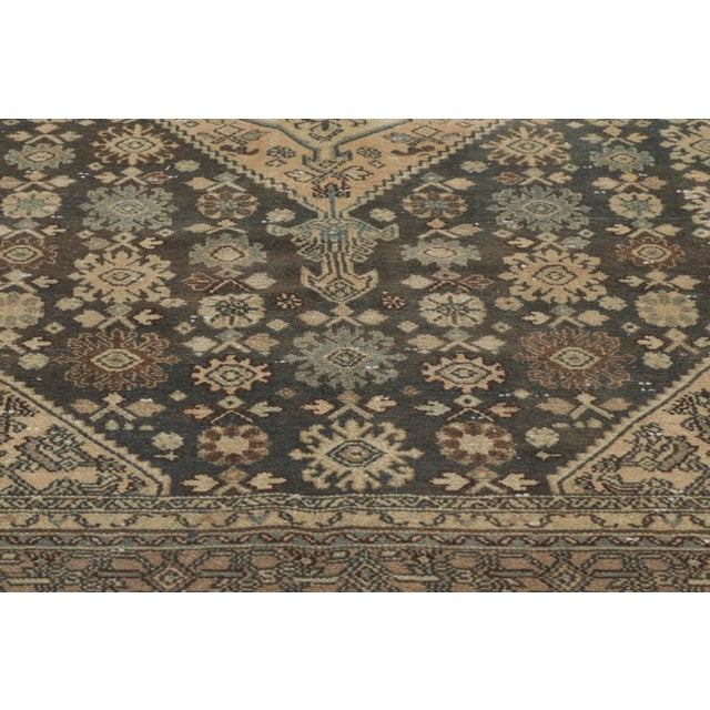 Mid 20th Century Vintage Persian Hamadan Rug, 06'10 X 09'07 For Sale - Image 4 of 12