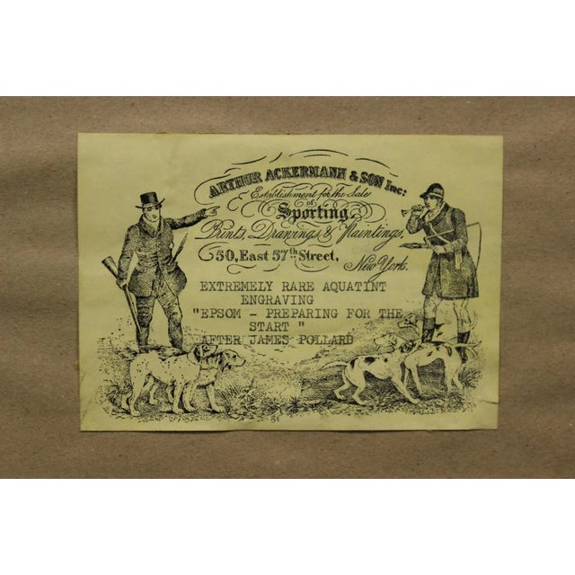 "Epsom, Preparing to Start" Engraving For Sale - Image 9 of 9