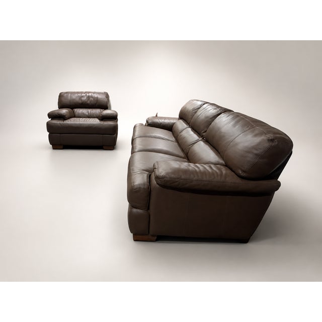 Leather Lounge Set — Studio Edition For Sale - Image 4 of 9