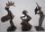 Akan Ashanti African Metal Figures, S/3 For Sale - Image 6 of 9