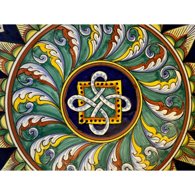 2000 - 2009 Italian Blue Ceramic Decorative Bowl for Cottura For Sale - Image 5 of 12