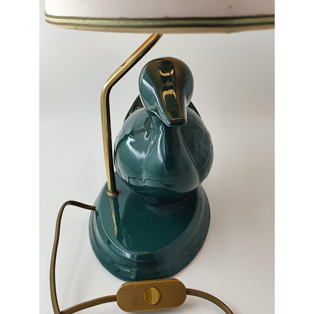 Pan Ceramic Duck Table Lamp from Goebel, 1970s For Sale - Image 6 of 10