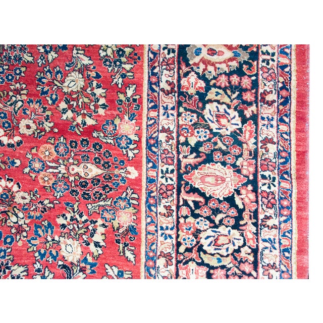 1930s Early 20th Century Persian Sarouk Rug For Sale - Image 5 of 15