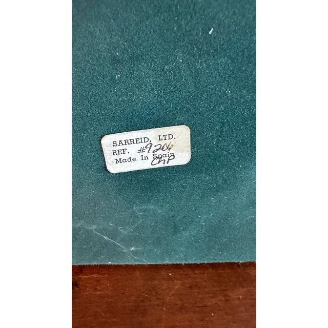 Sarreid Carved Alabaster Lamps- A Pair For Sale - Image 10 of 12