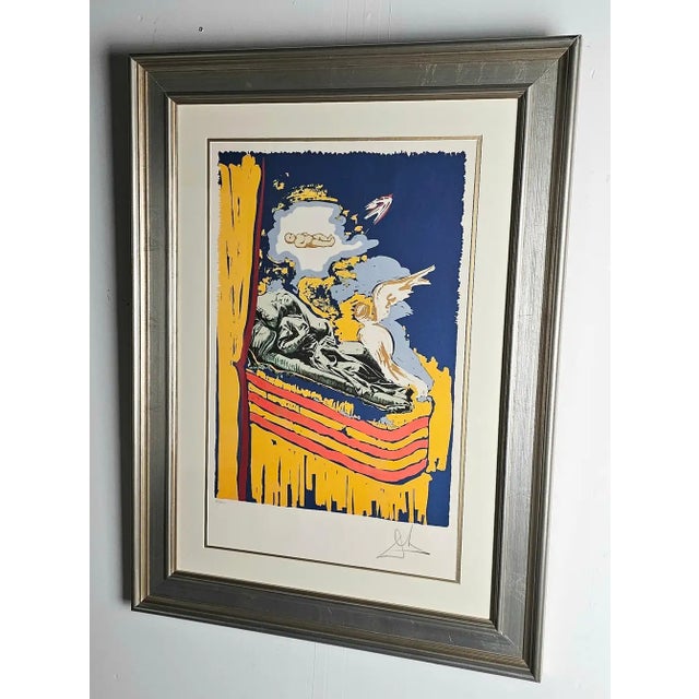 Surrealism Salvador Dali Lithograph Limited Edition Hand Signed -the Immaculate Conception 1979 For Sale - Image 3 of 15