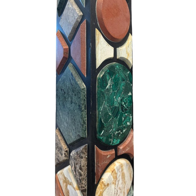 Black Grand Tour Specimen Marble Obelisks For Sale - Image 8 of 10
