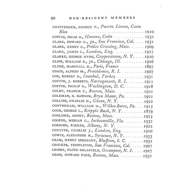 "Racquet and Tennis Club Book for 1933" For Sale - Image 4 of 13