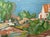 Mid 20th Century Scandinavian Shoreline Landscape Original Acrylic on Canvas For Sale - Image 16 of 17