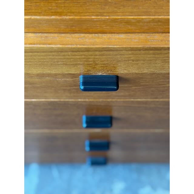 Wood Vintage Teak 2 Piece Display Hutch For Sale - Image 7 of 11
