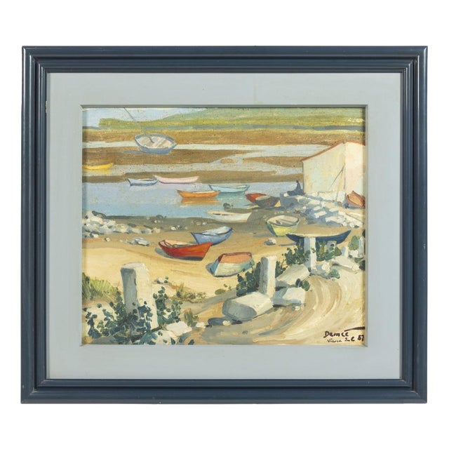 Luís Demée, Viana do Castelo, Oil Painting For Sale