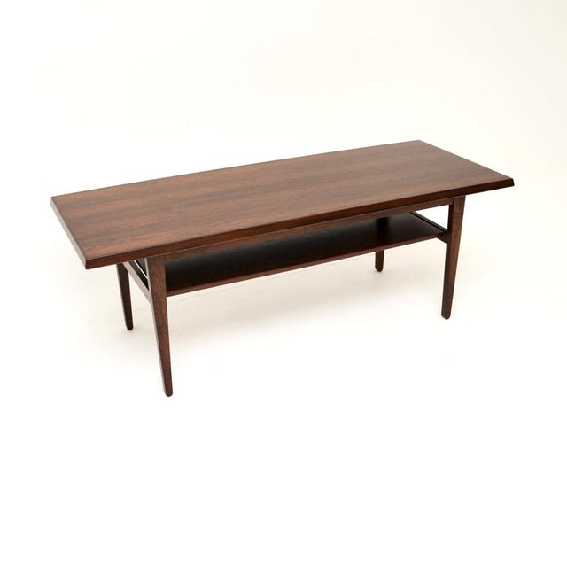 A large and impressive Danish vintage coffee table. This was made in Denmark and dates from the 1960’s. The quality is...