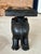 Mid 20th Century Mid-20th Century Hand-Carved Elephant Side Table With Bone Inlay Top For Sale - Image 5 of 12