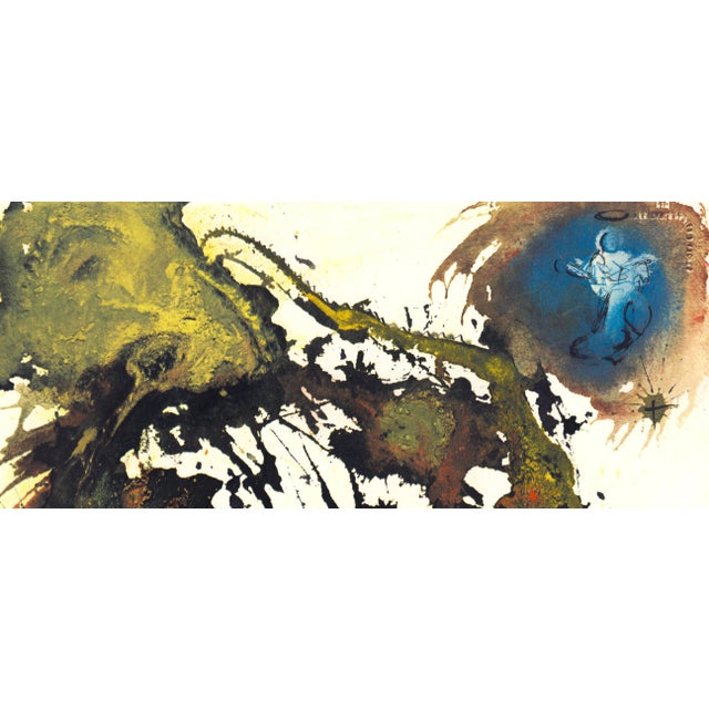 Color lithograph "Proeliom Magnum in Caelo" (A Great Battle in Heaven, Apocalypse Chapter 12) from Salvador Dalí's...