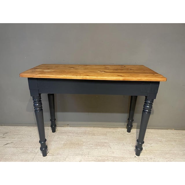 Antique Black Fir Table, 1890s For Sale - Image 10 of 18