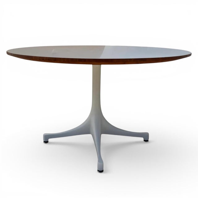 Early Pedestal Coffee Table No. 5452 Designed by Irving Harper for George Nelson For Sale