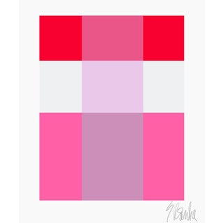 Lavender Through Red Over Pink Fine Art Print 16" X 20" by Liz Roache For Sale