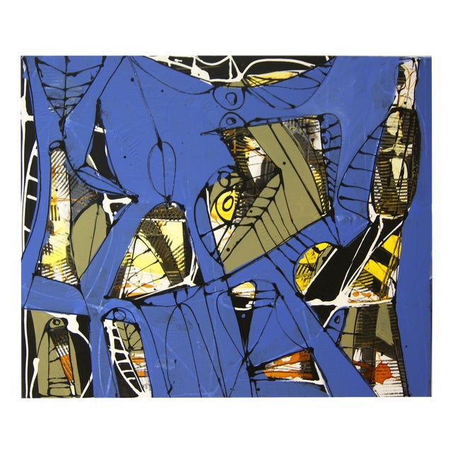 Mathias Wunderlich, Sommerkomposition, 2022, Acrylic on Canvas For Sale