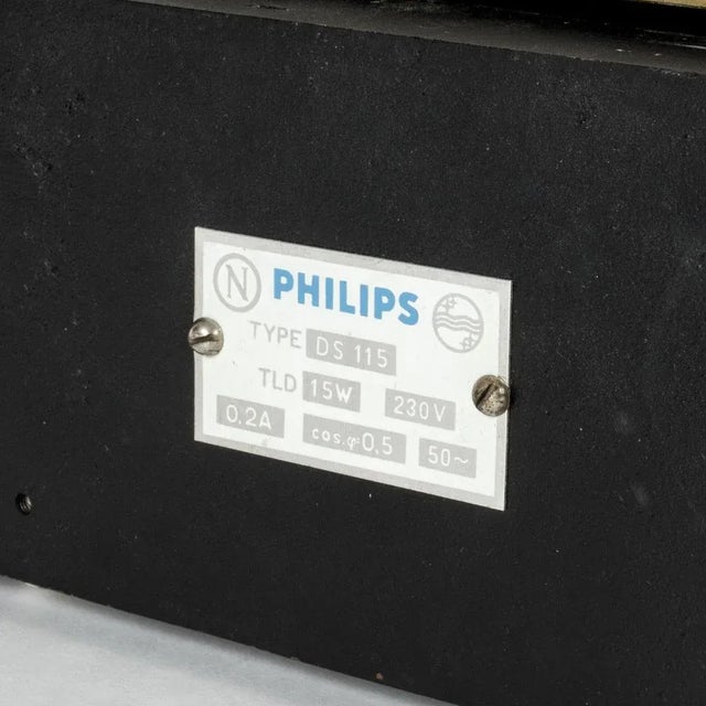 Mid-Century Brass Desk Lamp from Philips, 1940s For Sale - Image 11 of 13