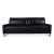 Rolf Benz Ego Leather Three-Seater Black Sofa Couch For Sale - Image 11 of 11