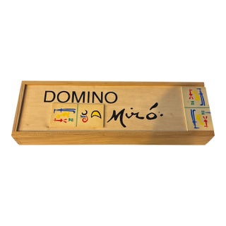 Joan Miro' Domino Set Circa 1958 For Sale