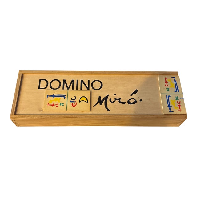 Joan Miro' Domino Set Circa 1958 For Sale