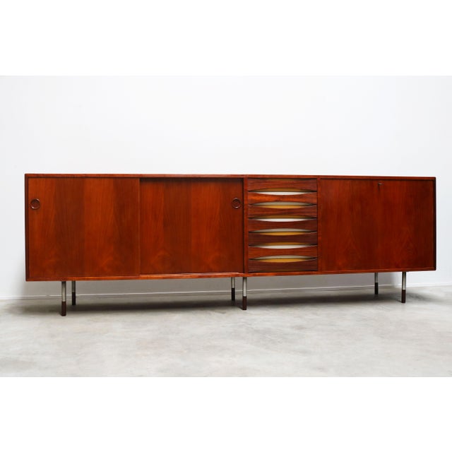 Brown Model 29A Triennale Sideboard in Teak by Arne Vodder for Sibast, Denmark, 1958 For Sale - Image 8 of 16