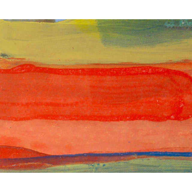 1984 Abstract Mixed Media Painting by Harry Hilson For Sale In Indianapolis - Image 6 of 8