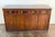 Vintage 1940's Art Deco Walnut and Brass Credenza For Sale - Image 12 of 18