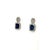 Traditional Natural Sapphire Diamond Earrings 14k W Gold 2.84 TCW Certified For Sale - Image 3 of 13