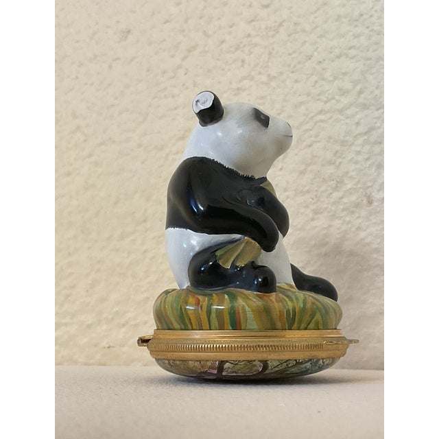 This hand painted high quality made enamel piece is looking for its next long-term home. It is in excellent condition.