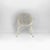 Italian white iron outdoor chair, 1950s White-painted iron outdoor chair, characterized by a light and airy structure...