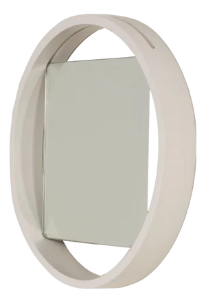 White Wall Mirror Dz84 by Benno Premsela for ‘T Spectrum, 1960s