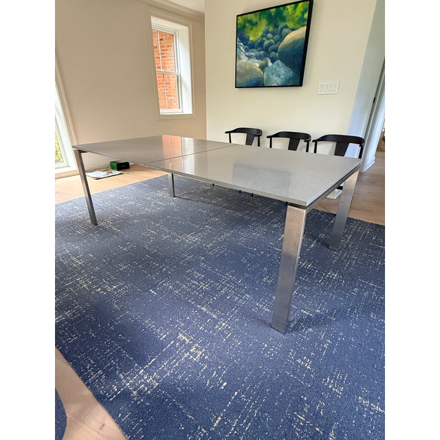 Room and Board Rand Quartz Dining Room Table For Sale In Washington DC - Image 6 of 13