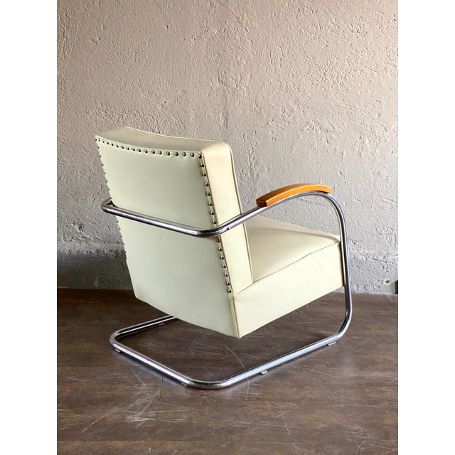 Cream Famos 21 Cantilever Chair by Mücke Melder, 1930s For Sale - Image 8 of 18