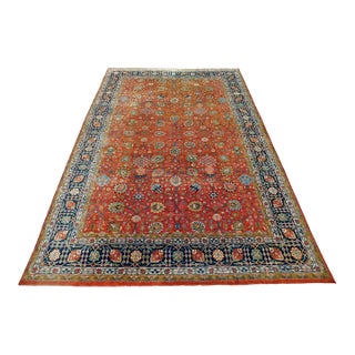 Vintage Hand Knotted Persian Rug. 17'x 11'4" For Sale