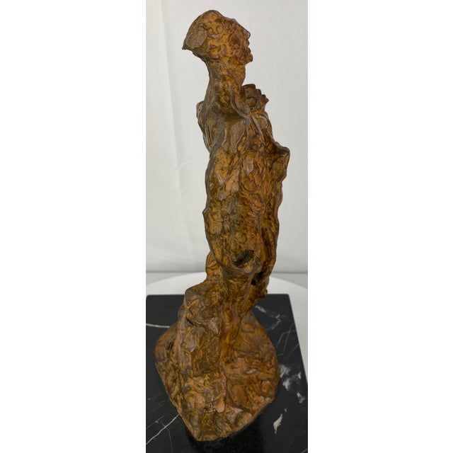 Bronze Modernist Figurative Sculpture by Mercè Riba For Sale In Miami - Image 6 of 16