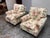 Shabby Chic Floral Patterned Arm Chairs, Pair For Sale - Image 9 of 12