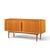 Bernhard Pedersen & Son Bernhard Pedersen Mid Century Danish Teak Tambour Credenza and Hutch For Sale - Image 4 of 12