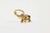 Mid-Century Modern Carl Auböck Model #5607 'Elephant' Brass Figurine Keyring For Sale - Image 3 of 9