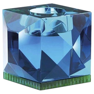 Ophelia Azure Crystal T-Light Holder by Reflections Copenhagen For Sale